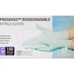PROSENSO BIODEGRADABLE NITRILHANDSKER (M)