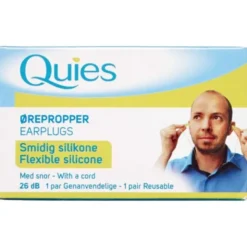 QUIES SILIKONE ØREPROPPER (26 DB)