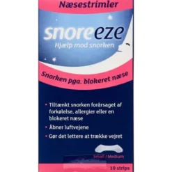 SNOREEZE NÆSESTRIMLER (SMALL/MEDIUM)