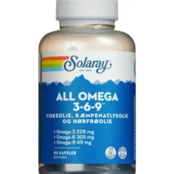 SOLARAY ALL OMEGA 3-6-9 KAPSLER (90 STK.)