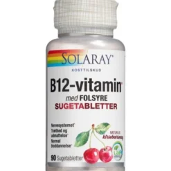 SOLARAY B-12 VITAMIN SUGETABLETTER