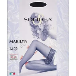 SOLIDEA MARILYN SHEER LÅRSTRØMPER (S/SORT)