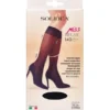 SOLIDEA MISS RELAX 140 SHEER KNÆSTRØMPE (L/SORT)