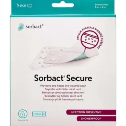 SORBACT BAKTERIEBINDENDE PLASTER (8X10 CM)