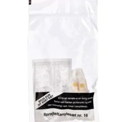 SPRØJTE / KANYLESÆT NR 16