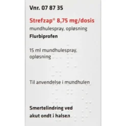 STREFZAP 8,75 MG/3 PUST (NP)