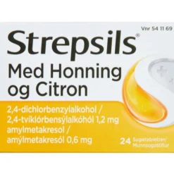 STREPSILS HONNING/CITRON 24 STK