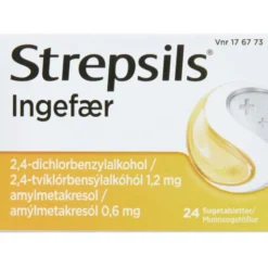 STREPSILS INGEFÆR 24 STK