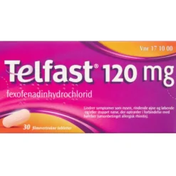 TELFAST 120 MG 30 STK