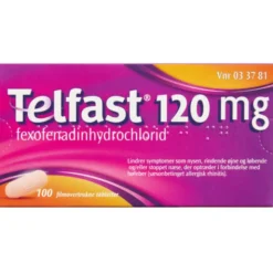 TELFAST 120 MG 100 STK