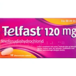 TELFAST 120 MG 10 STK
