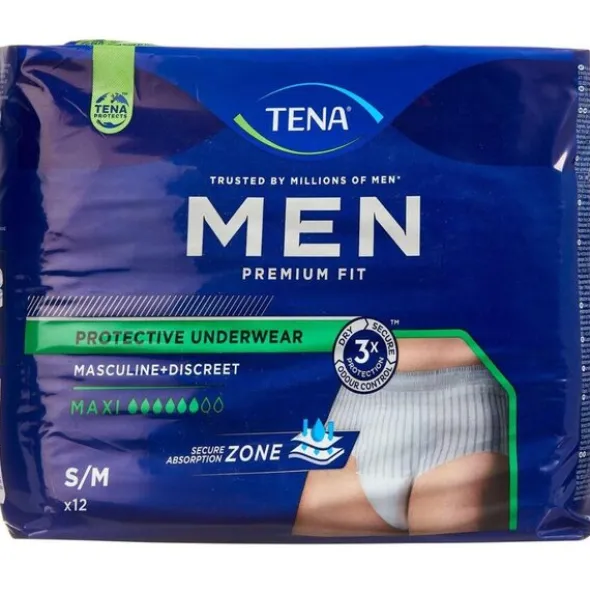 TENA MEN PREMIUM FIT PROTECTIVE UNDERWEAR (M)
