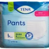 TENA PANTS DISCREET STR L