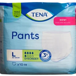 TENA PANTS DISCREET STR L