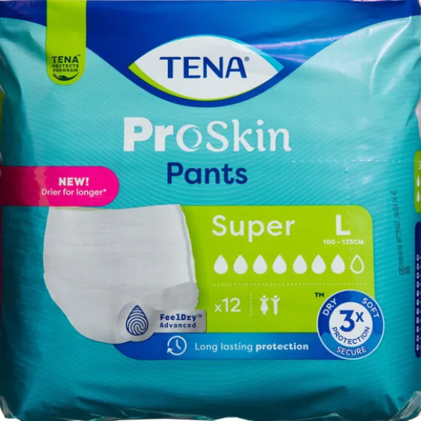 TENA PANTS SUPER STR L