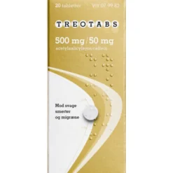 TREOTABS 500+50 MG