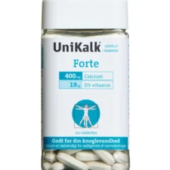 UNIKALK FORTE TABLETTER (120 STK)