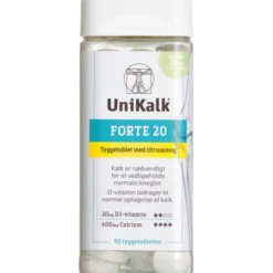 UNIKALK FORTE 20 TYGGE 90 STK