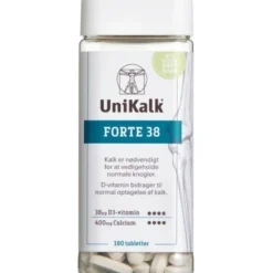 UNIKALK 38 µG D-VITAMIN (180 STK.)