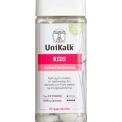UNIKALK KIDS JORDBÆR TYGGETABLETTER