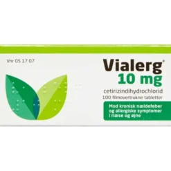 VIALERG 10 MG 100 STK