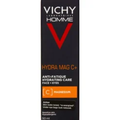 VICHY HOMME HYDRA MAG C+ ANSIGTS- OG ØJENCREME 50 ML