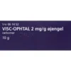 VISC-OPHTAL 2 MG/G