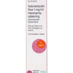 XYLOMETAZOLIN "TEVA" 1 MG/ML