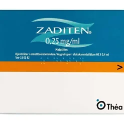 ZADITEN ØJENDRÅBER 60*0,4 ML