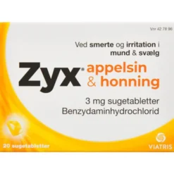 ZYX APPELSIN & HONNING 3 MG